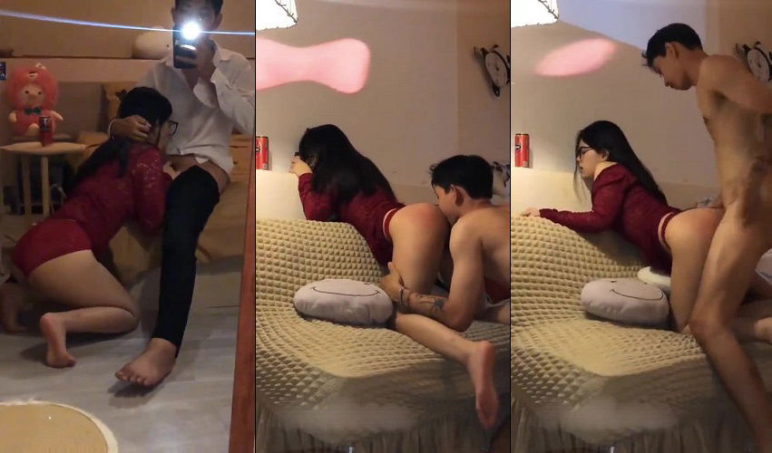 comatozze sex Em sinh viên kính cận váy đỏ đưa em đi chươi mà anh vét đỏ mông em